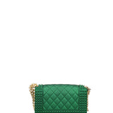 Borsa a mano donna 100% gomma FLAT PENKA S-FOREST GREEN-GOLD Marc Ellis