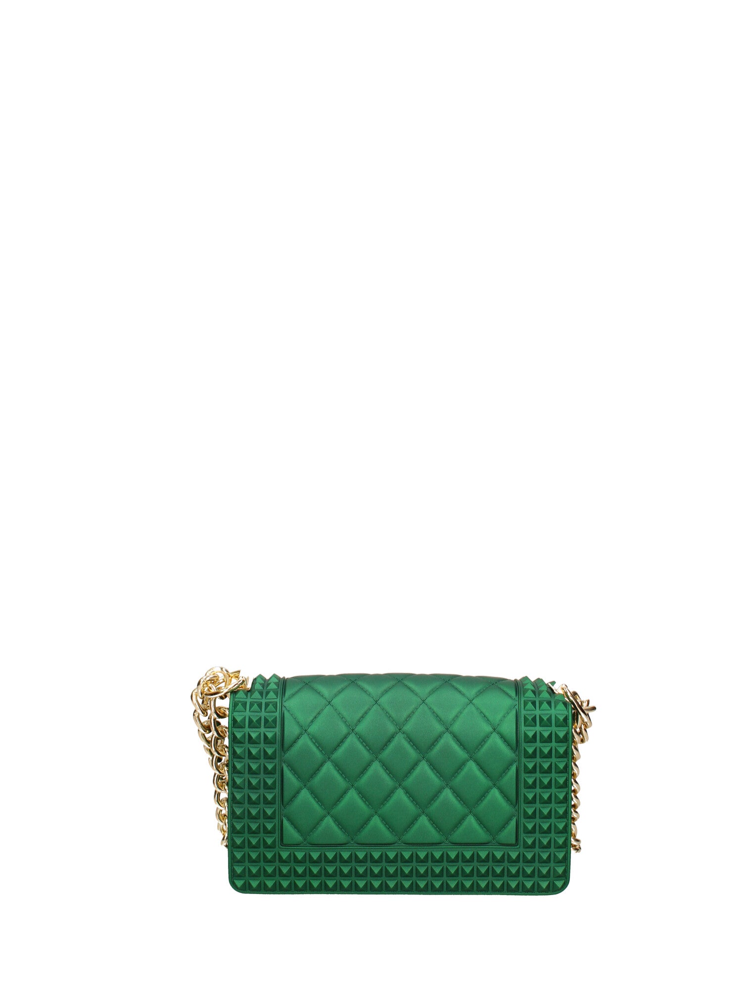 Borsa a mano donna 100% gomma FLAT PENKA S-FOREST GREEN-GOLD Marc Ellis