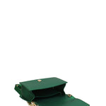 Borsa a mano donna 100% gomma FLAT PENKA S-FOREST GREEN-GOLD Marc Ellis