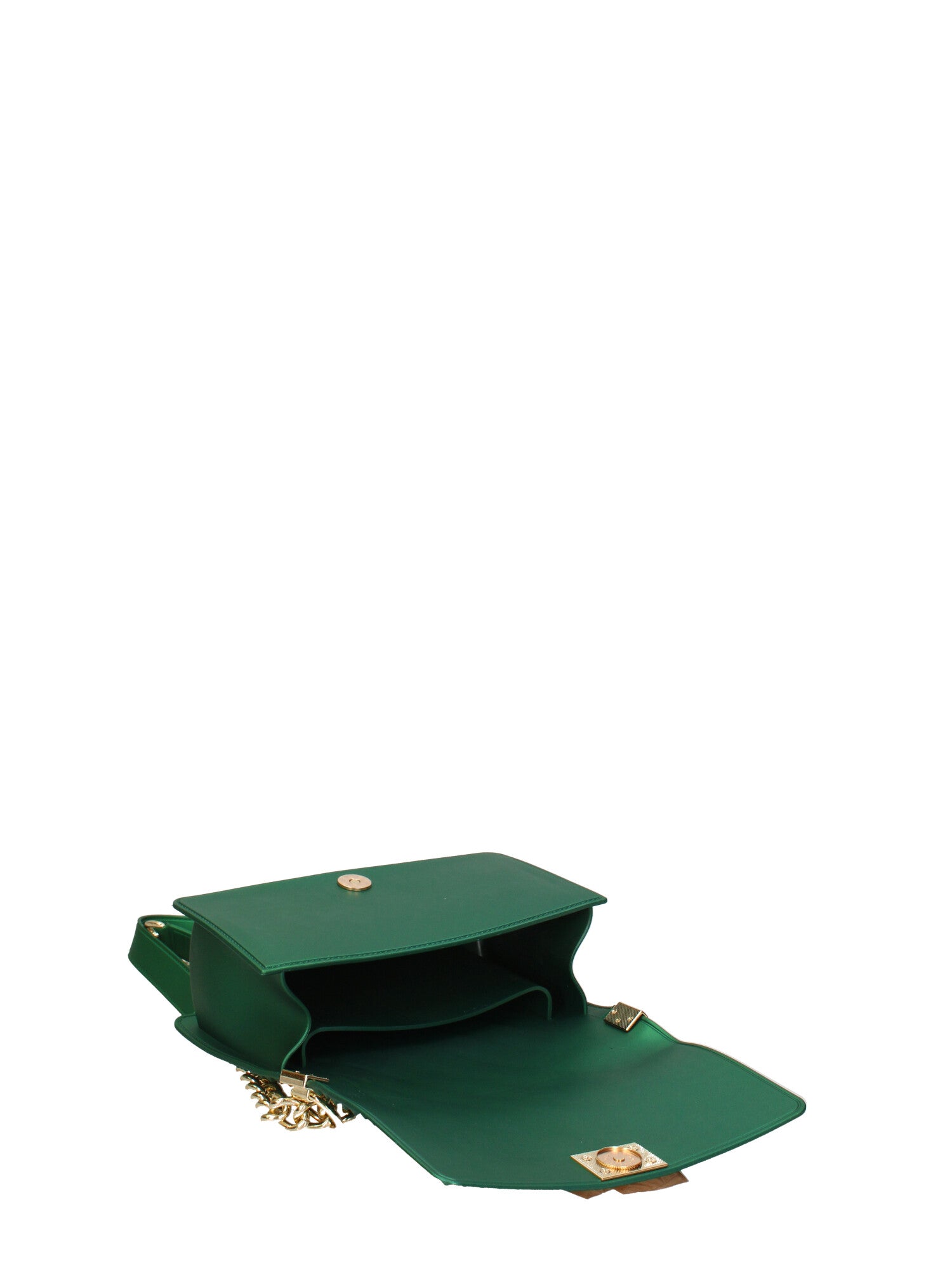 Borsa a mano donna 100% gomma FLAT PENKA S-FOREST GREEN-GOLD Marc Ellis