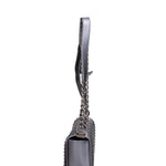 Borsa a mano donna 100% gomma FLAT PENKA S-GUN METAL-SATIN CDF Marc Ellis