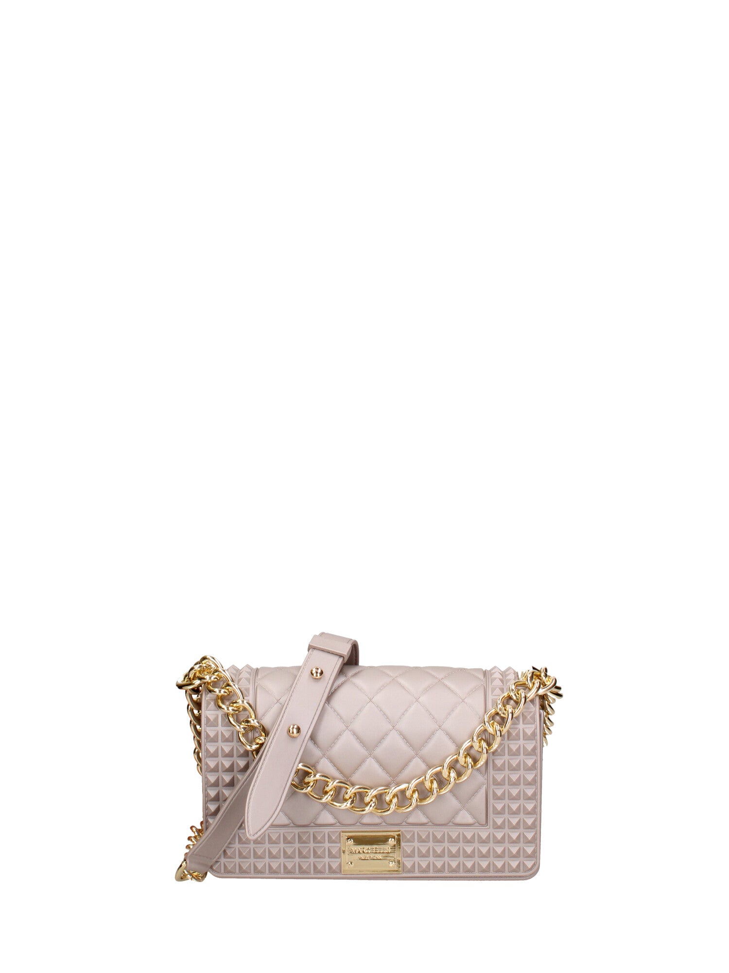 Borsa a mano donna 100% gomma FLAT PENKA S-STONE-LIGHT GOLD Marc Ellis