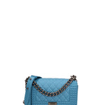 Borsa a mano donna 100% gomma FLAT PENKA S-SUGAR BLUE-BRUSH CDF Marc Ellis