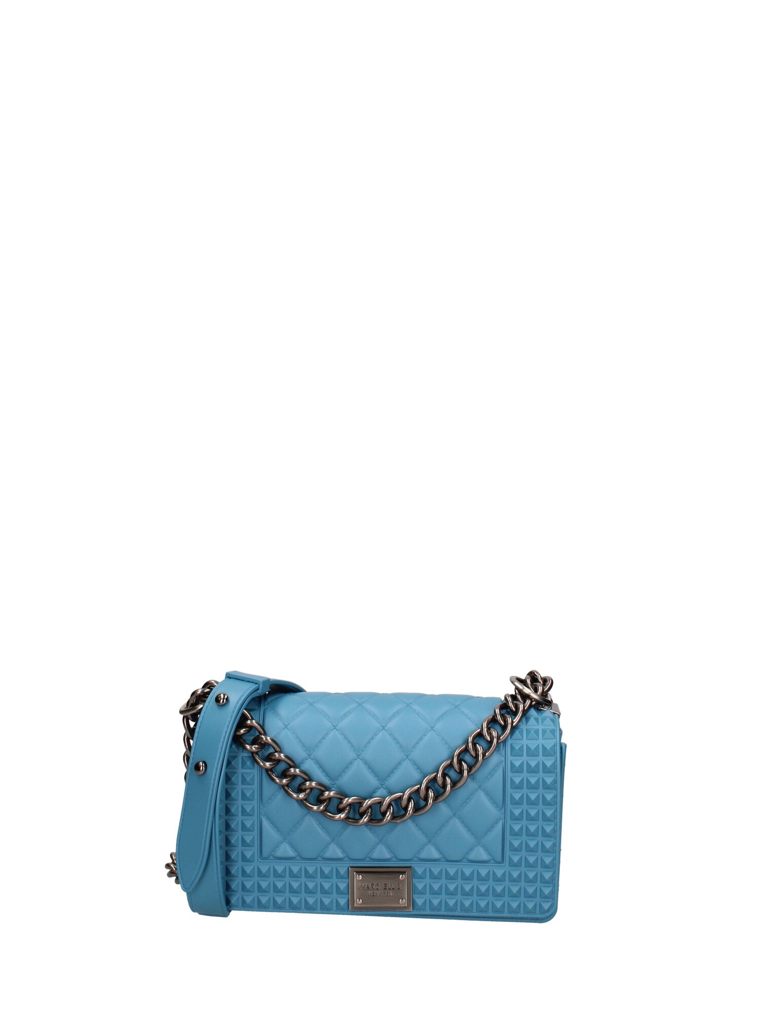 Borsa a mano donna 100% gomma FLAT PENKA S-SUGAR BLUE-BRUSH CDF Marc Ellis