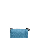 Borsa a mano donna 100% gomma FLAT PENKA S-SUGAR BLUE-BRUSH CDF Marc Ellis