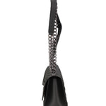 Borsa a mano da donna 100% gomma FLAT RHOMBUS M 24-BLACK-SATIN CDF Marc Ellis