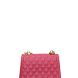 Borsa a mano da donna 100% gomma FLAT RHOMBUS M 24-CHERRY-GOLD Marc Ellis
