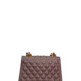 Borsa a mano da donna 100% gomma FLAT RHOMBUS M 24-CHOCOLATE-LIGHT OTTONE Marc Ellis
