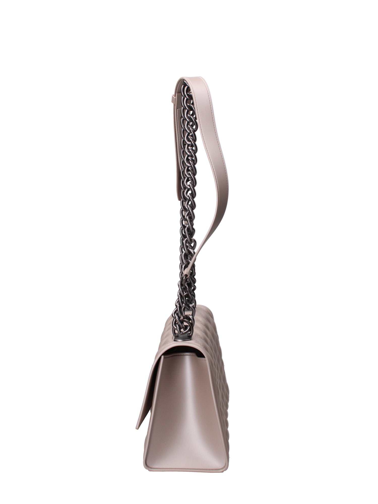 Borsa a mano da donna 100% gomma FLAT RHOMBUS M 24-STONE-SATIN CDF Marc Ellis