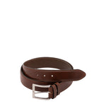 Cintura da uomo in vera pelle Made in Italy FTR35-Marrone I Fratelli