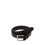 Cintura da uomo in vera pelle Made in Italy FTR35-Nero I Fratelli