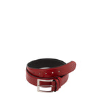 Cintura da uomo in vera pelle Made in Italy FTR35-Rosso I Fratelli