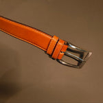 Cinture in Vera Pelle Cognac