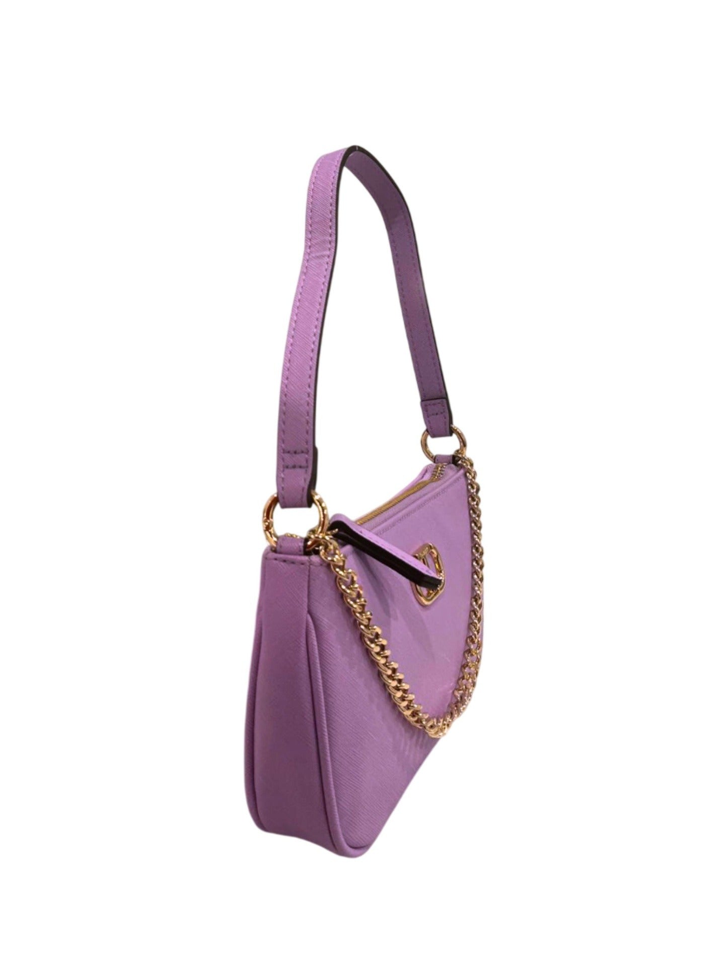 Borsa a Mano in 100% Pu Vegan Leather Blu