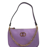 Borsa a Mano in 100% Pu Vegan Leather Blu