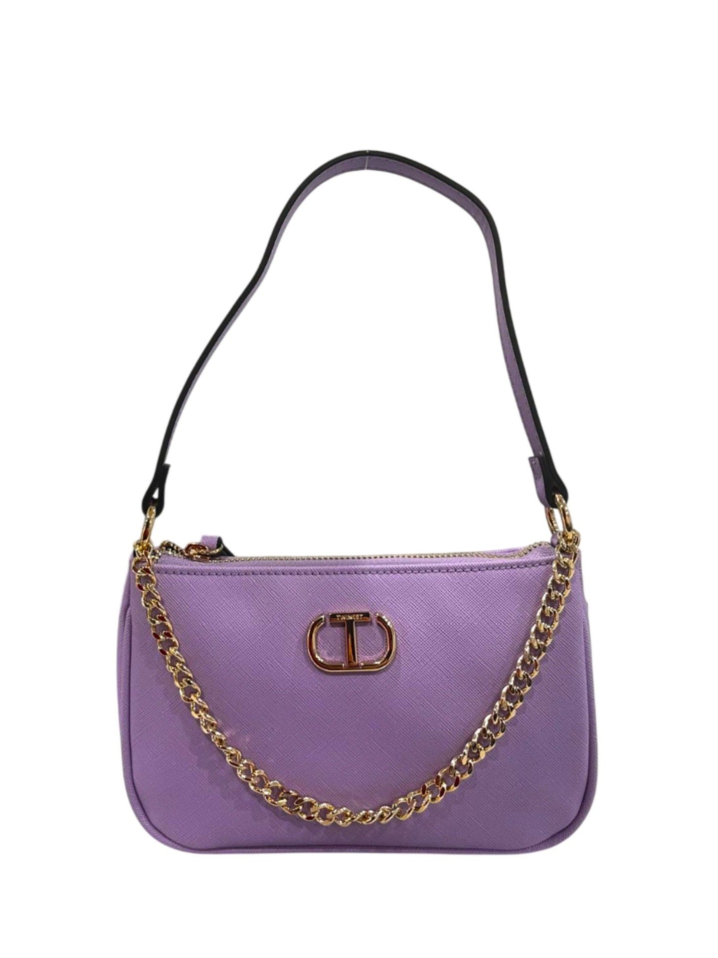 Borsa a Mano in 100% Pu Vegan Leather Blu