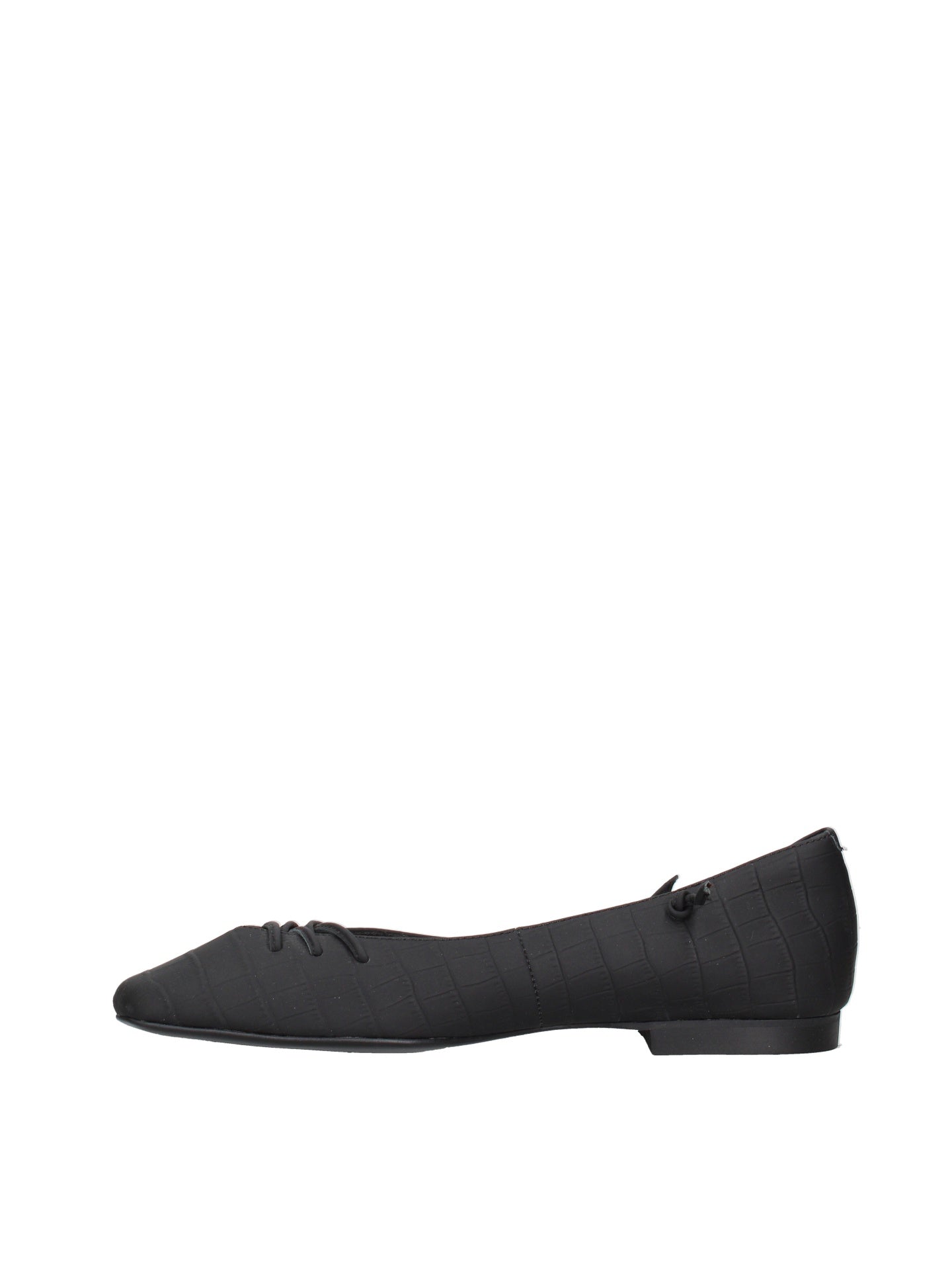 Scarpa con Tacco in Vera Pelle Nero