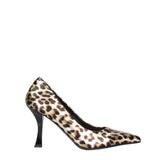 Scarpa con Tacco in Vera Pelle Animalier