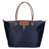 Borsa a Mano in Nylon + Faux Leather Rosso