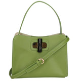 Katia Women's Handbag in Genuine Leather Made in Italy 17x12x9 cm