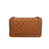 Borsa a Spalla in Vera Pelle Cognac