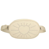 Marsupio in Vera Pelle Beige Scuro