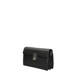 Borsa a Tracolla in Vera Pelle Nero