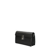 Borsa a Tracolla in Vera Pelle Nero