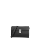 Borsa a Tracolla in Vera Pelle Nero