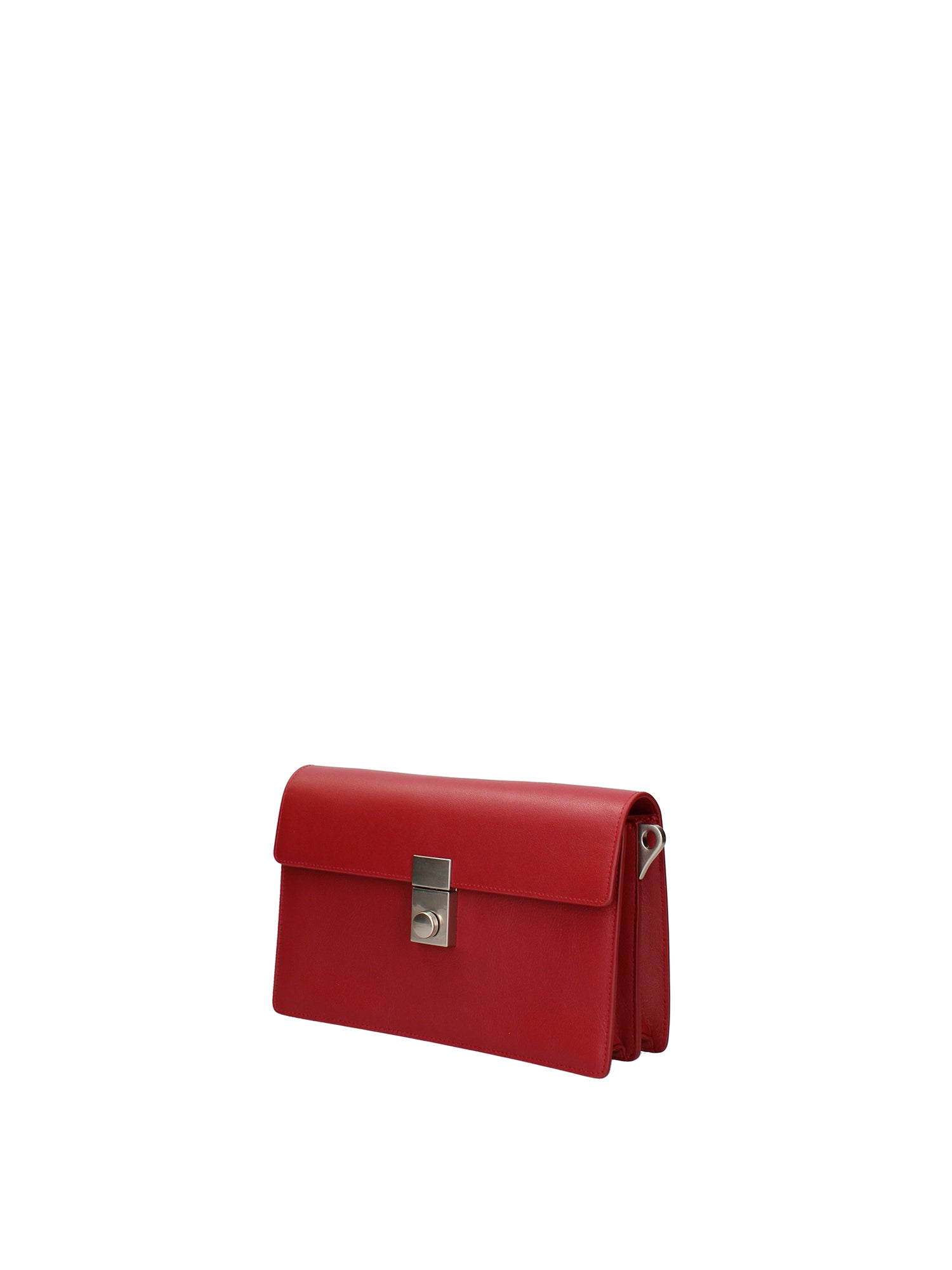 Borsa a Tracolla in Vera Pelle Bordeaux