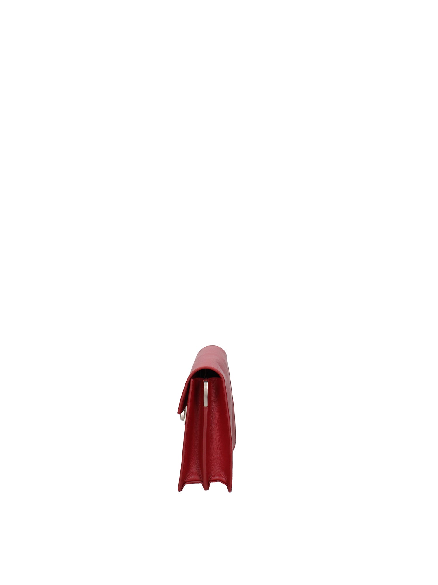 Borsa a Tracolla in Vera Pelle Bordeaux