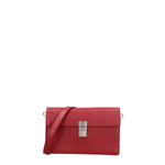 Borsa a Tracolla in Vera Pelle Bordeaux