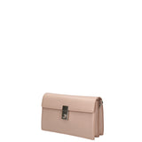 Borsa a Tracolla in Vera Pelle Rosa