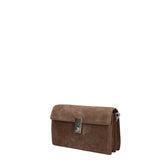 Borsa a Tracolla in Vera Pelle Beige Scuro