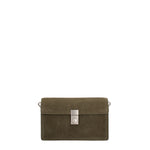 Borsa a Tracolla in Vera Pelle Verde
