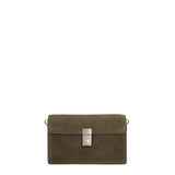 Borsa a Tracolla in Vera Pelle Verde