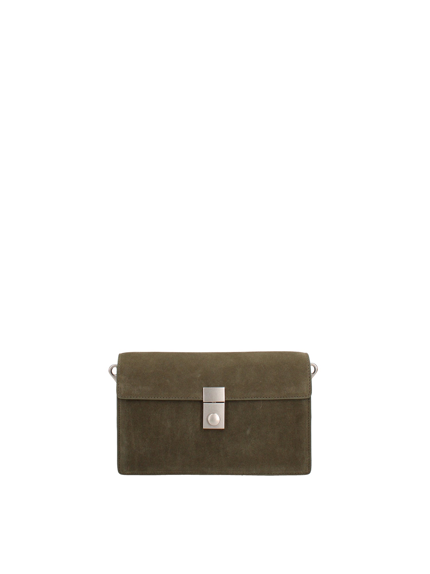Borsa a Tracolla in Vera Pelle Verde