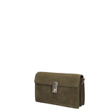 Borsa a Tracolla in Vera Pelle Verde