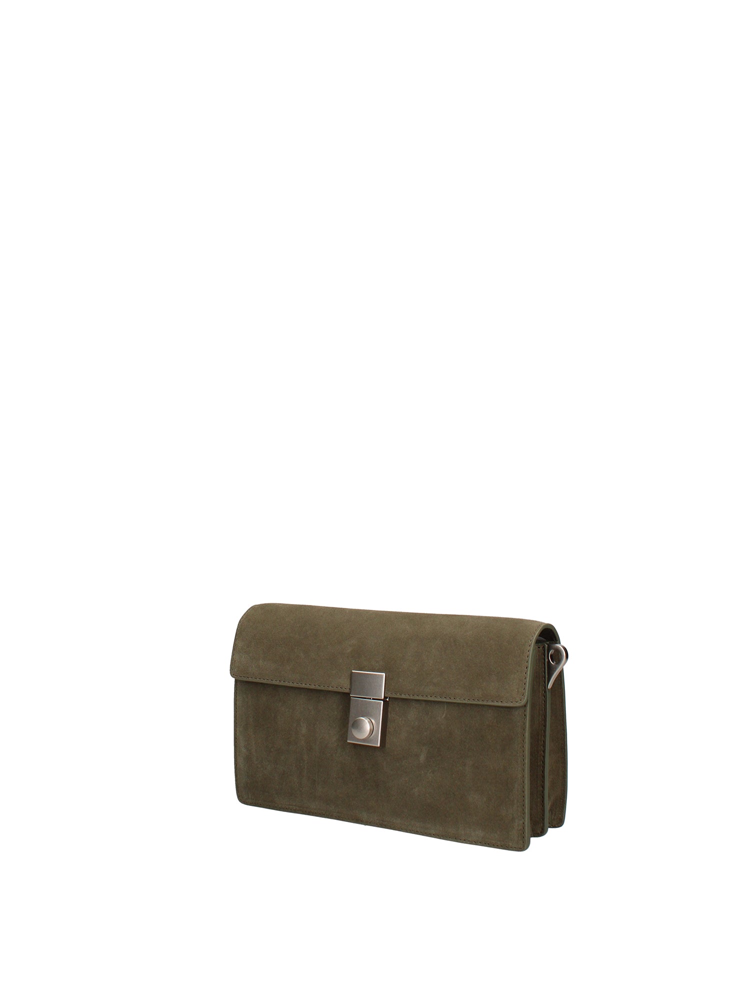 Borsa a Tracolla in Vera Pelle Verde