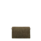 Borsa a Tracolla in Vera Pelle Verde