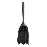 Borsa a Spalla in Vera Pelle Nero