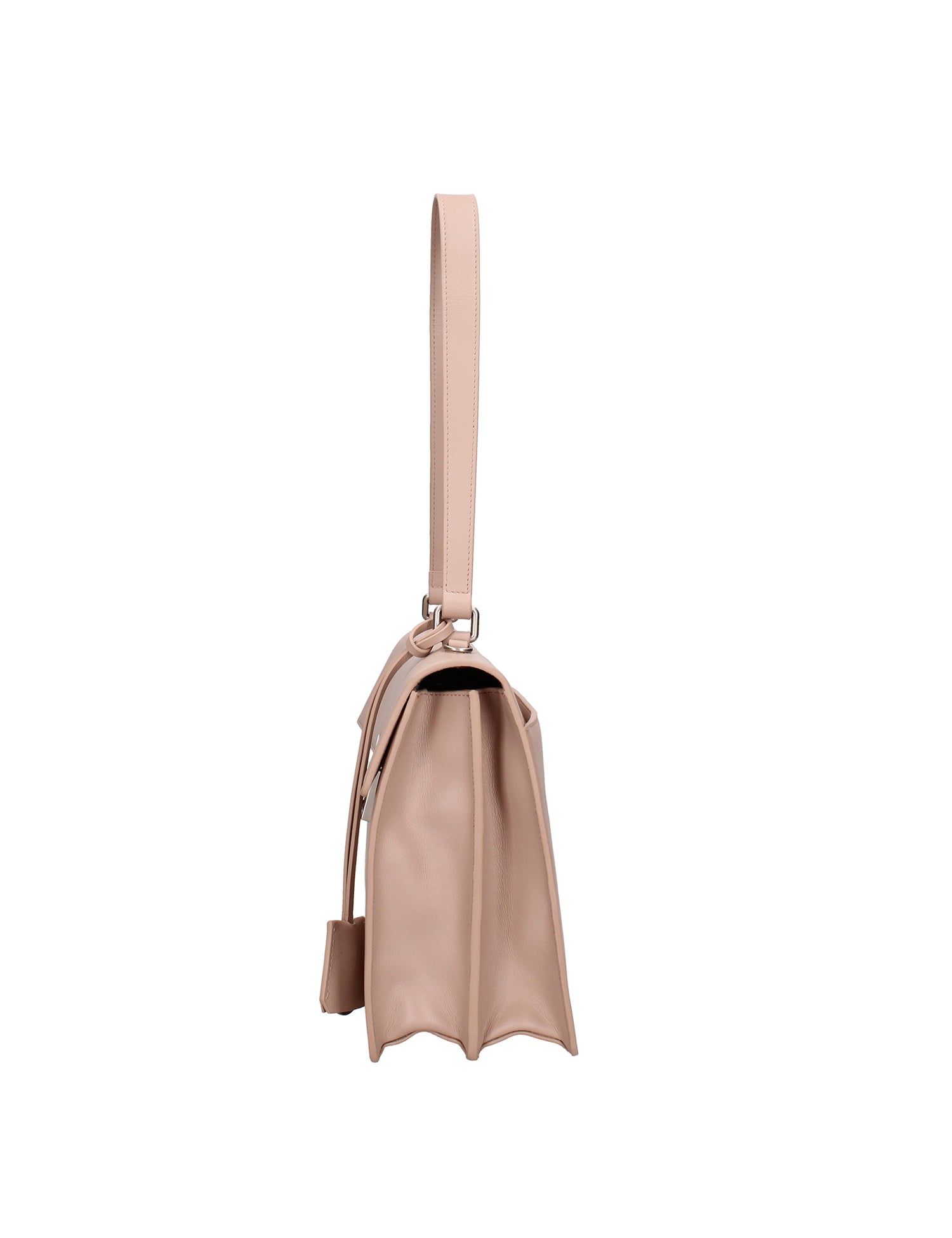 Borsa a Spalla in Vera Pelle Rosa