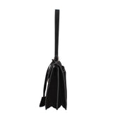 Borsa a Spalla in Vera Pelle Nero