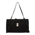 Borsa a Spalla in Vera Pelle Nero