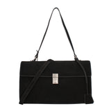 Borsa a Spalla in Vera Pelle Nero