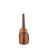 Borsa a Spalla in Vera Pelle Cognac
