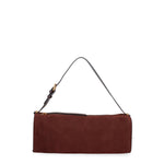 Borsa a Spalla in Vera Pelle Bordeaux