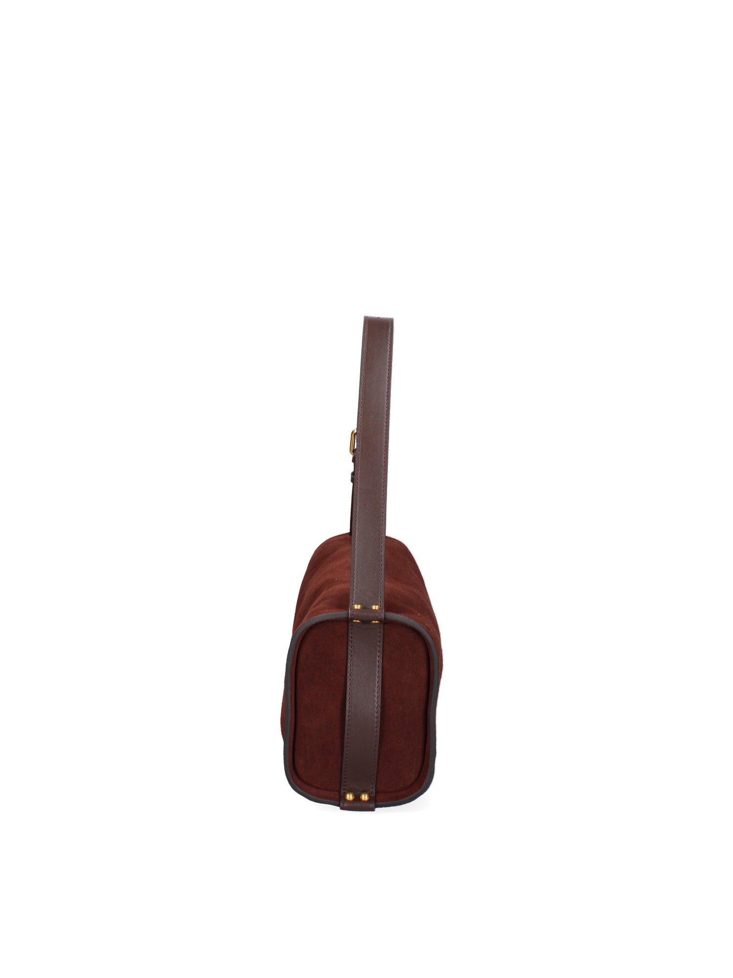 Borsa a Spalla in Vera Pelle Bordeaux