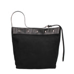 Borsa a Spalla in Vera Pelle Nero