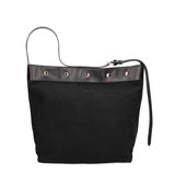 Borsa a Spalla in Vera Pelle Nero